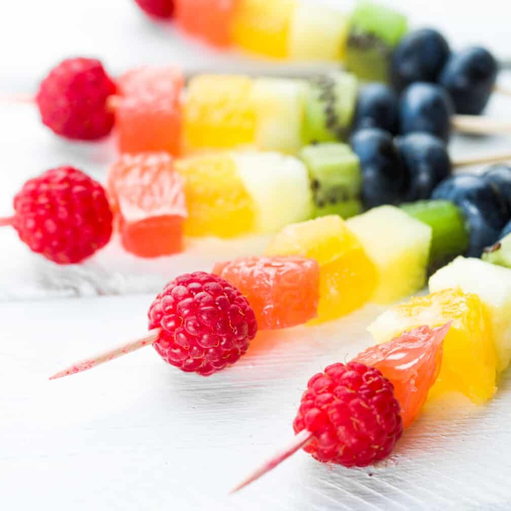 fruit skewers